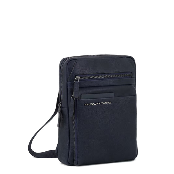 Piquadro - Paavo iPad�� Crossbody Bag with RFID - CA1816S122 - BLU