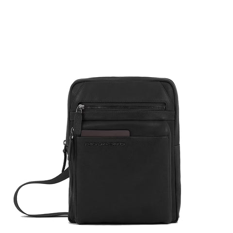Piquadro - Paavo iPad�� Crossbody Bag with RFID - CA1816S122 - NERO