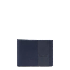 Piquadro - Portafoglio RFID con portamonete Finn - PU257S123R - BLU