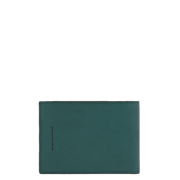 Piquadro - Portafoglio RFID con portadocumenti Black Square - PU1392B3R - VERDE/3/-/C.51/2012
