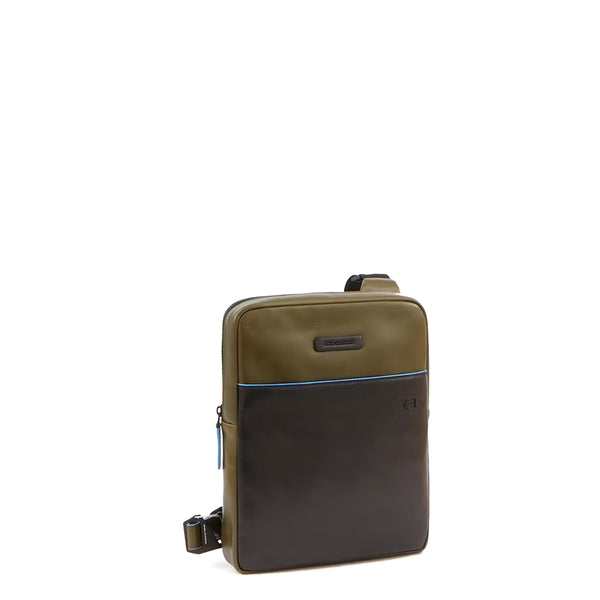Piquadro - Borsello Porta Tablet Blue Square - CA5943B2V - VERDE/NERO