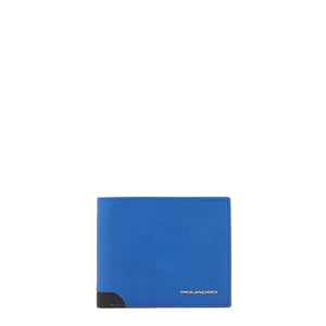 Piquadro - Portafoglio RFID con porta documenti Alvar - PU3891S128R - BLU