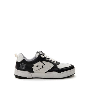 Lotto - Sneakers Hoop Stars 1 White All Black - 219576 - WHITE/ALL/BLACK