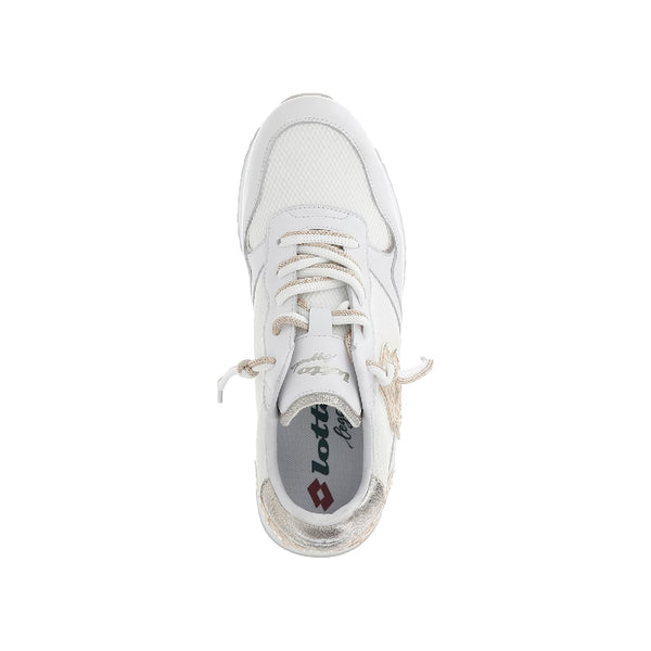 Lotto - Sneakers Wedge II Fih W White Golden Almond - 219594 - WHITE/GOLDEN/ALMOND