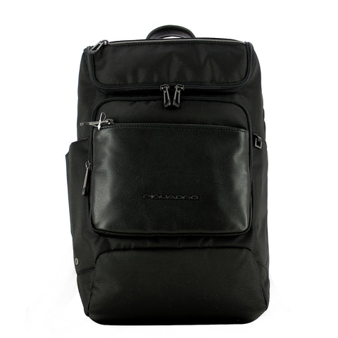 Piquadro - Zaino Porta PC in tessuto riciclato con RFID Macbe | Italystation.com Shop Now at italystation.com