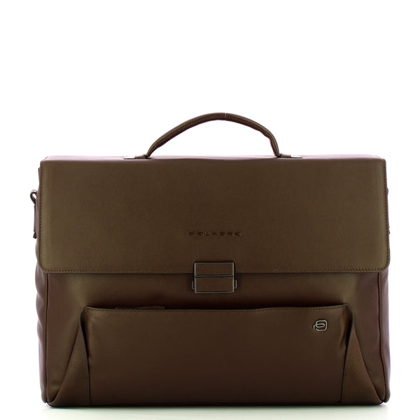 Piquadro - Cartella porta PC con patta Pan 15.0 - OUTCA4254S94 - TESTA/DI/MORO