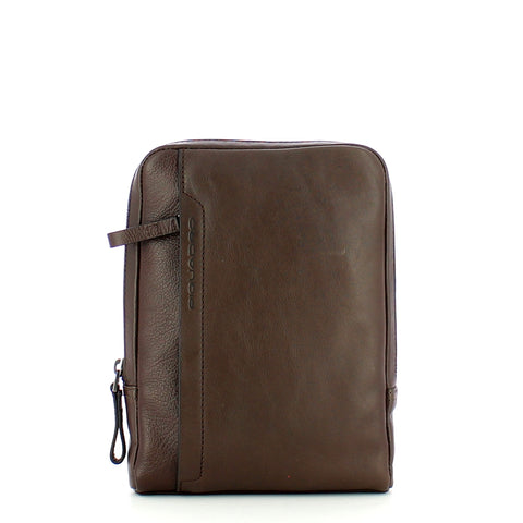 Piquadro - Borsello Piccolo Porta Tablet Pan - OUTCA4263S94 - TESTA/DI/MORO