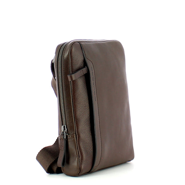 Piquadro - Borsello Piccolo Porta Tablet Pan - OUTCA4263S94 - TESTA/DI/MORO