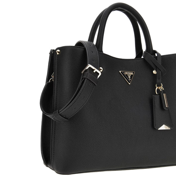 Guess - Meridian Black studded Handbag - HWBG8778060 - BLACK