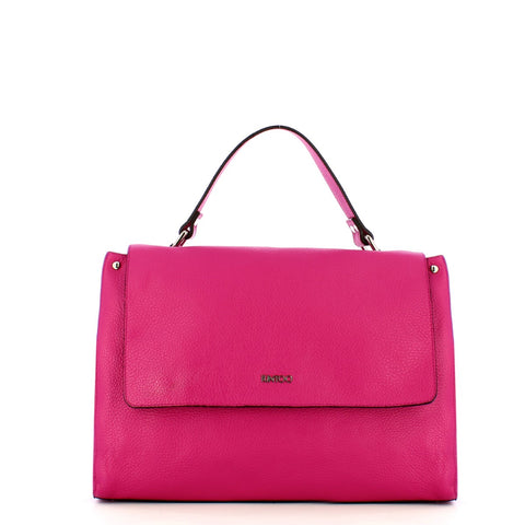 Iuntoo - borsa a mano in pelle armonia fuxia - 168089 - fuxia | Italystation.com - Shop Now at italystation.com