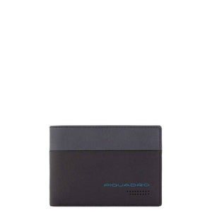 Piquadro - Portafoglio RFID con portamonete Urban - PU1392UB00R - NERO/GRIGIO