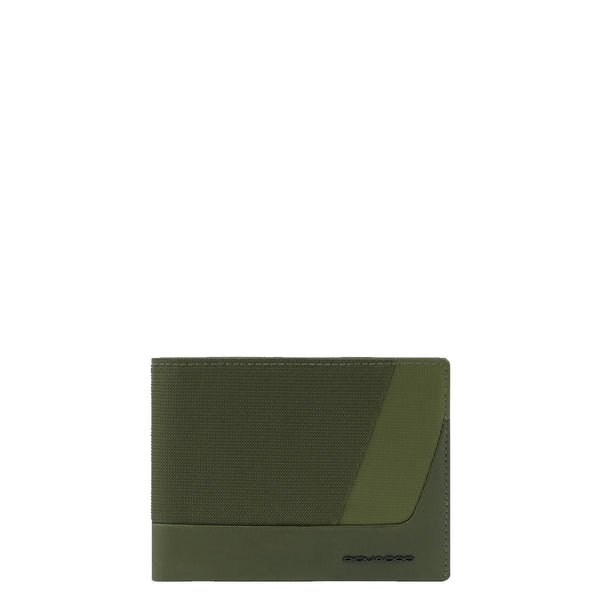 Piquadro - Portafoglio RFID con portamonete Wallaby - PU257W120R - VERDE