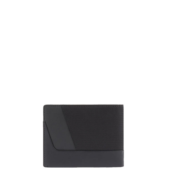Piquadro - Portafoglio con portamonete con zip RFID Wallaby - PU4823W120R - NERO