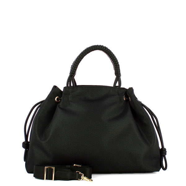 Borbonese - Borsa a mano Horseback Large Clay Grey 924864I | Italystation.com Shop Now at italystation.com