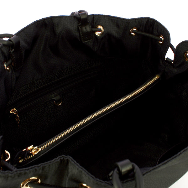 Borbonese - Borsa a mano Horseback Large Clay Grey 924864I | Italystation.com Shop Now at italystation.com