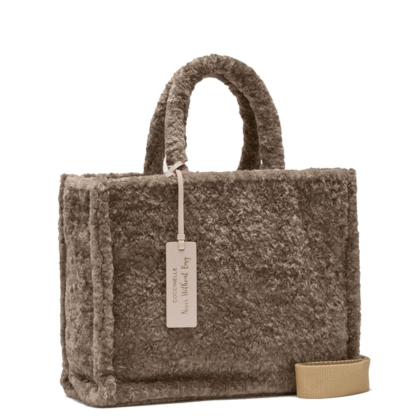 Coccinelle - Borsa a mano Never Without Astrak Medium Warm Taupe - PHO180201 - WARM/TAUPE