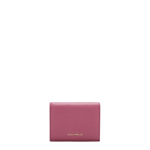 Coccinelle - Portafoglio Piccolo 金屬軟漿粉色 - MW5172101 - 漿/粉紅色