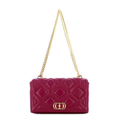 La Carrie La carrie - borsa a spalla cosmos violet - 132p-iv-292-lea - | Italystation.com - Shop Now at italystation.com