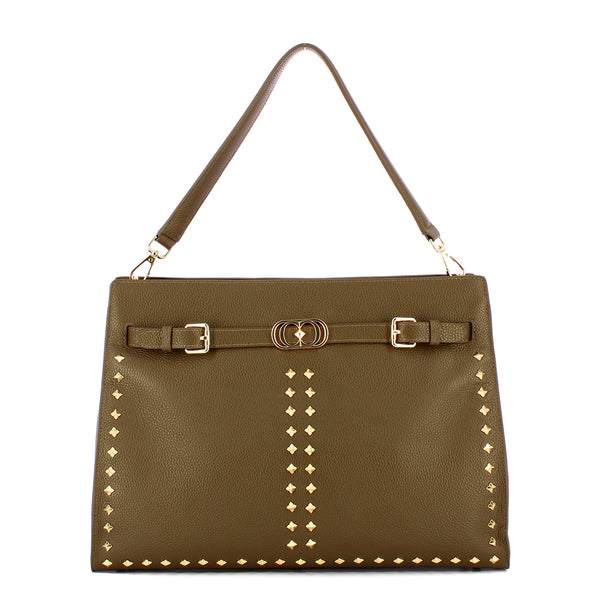La Carrie La carrie - borsa a spalla frivolous medium mud - 132p-ta-13 | Italystation.com - Shop Now at italystation.com