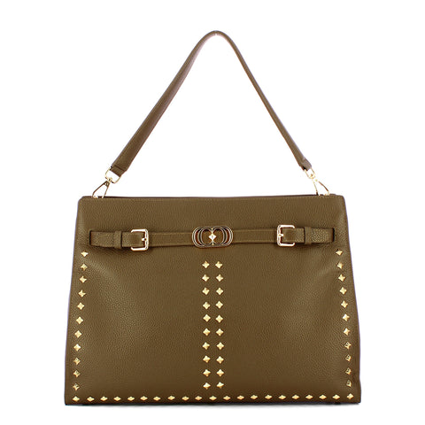 La Carrie La carrie - borsa a spalla frivolous medium mud - 132p-ta-13 | Italystation.com - Shop Now at italystation.com
