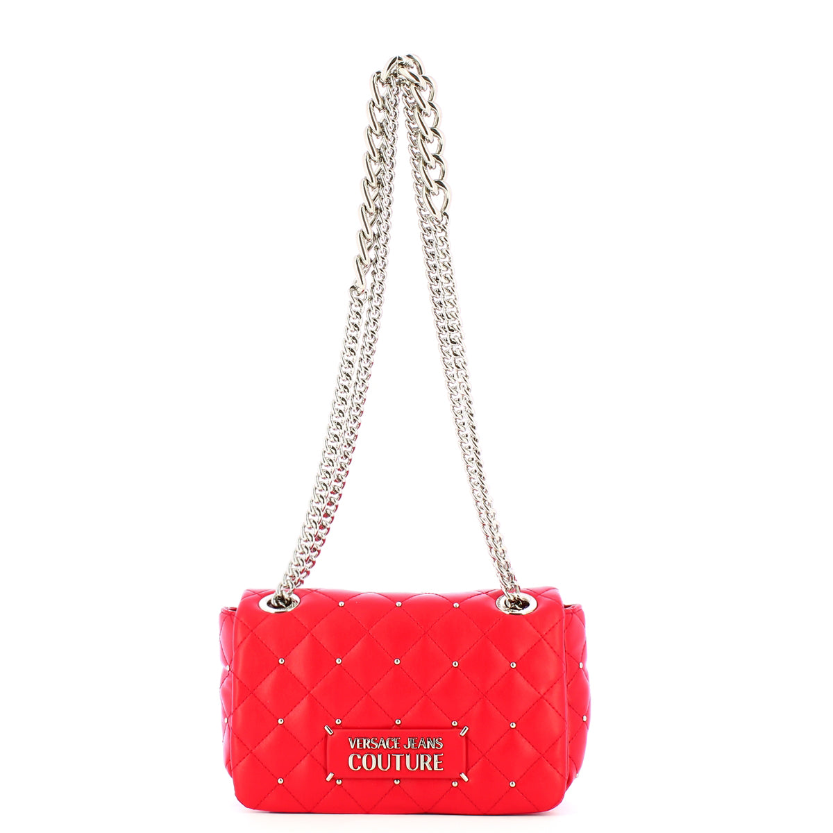 Versace Jeans Couture - Borsa a spalla trapuntata Scarlet - 75VA4BQ5ZS823 - SCARLET