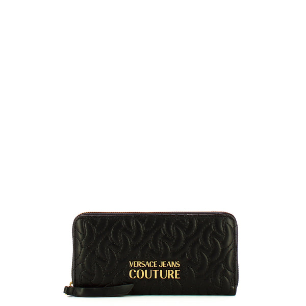 Versace Jeans Couture - Portafoglio Thelma Soft Zip Around Black - 75VA5PA1ZS803 - BLACK
