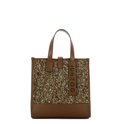 Iuntoo - shopper piccola caldo essenziale fango lana melange -  | Italystation.com - Shop Now at italystation.com