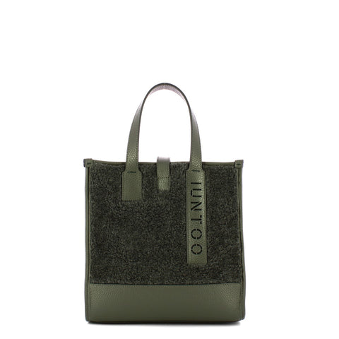 Iuntoo - shopper piccola orsetto essenziale grigio teddy grigio | Italystation.com - Shop Now at italystation.com