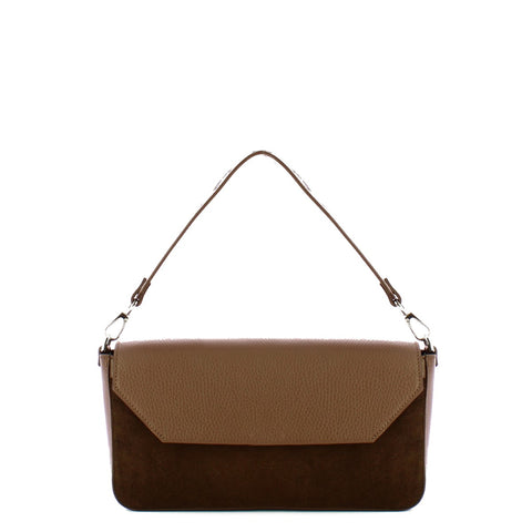Iuntoo - sottospalla grande camoscio essenziale fango - 116001  | Italystation.com - Shop Now at italystation.com