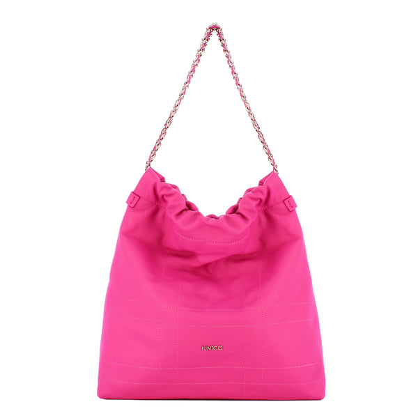 Iuntoo - borsa a spalla grande magnetica fuxia - 114001 - fuxia | Italystation.com - Shop Now at italystation.com