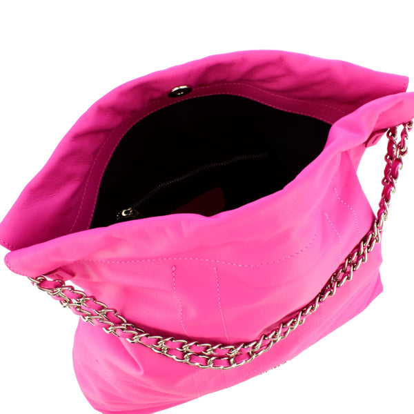 Iuntoo - borsa a spalla grande magnetica fuxia - 114001 - fuxia | Italystation.com - Shop Now at italystation.com