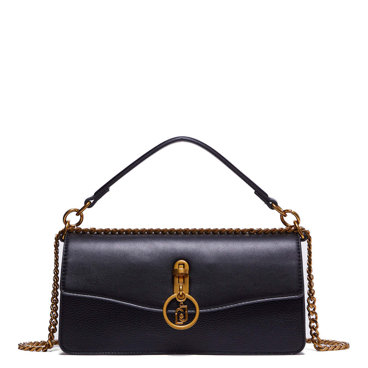 Liu Jo - Borsa a mano Ecosostenibile con charm Black - AF3038E0031 - BLACK