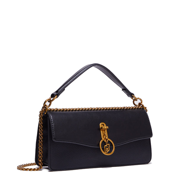 Liu Jo - Borsa a mano Ecosostenibile con charm Black - AF3038E0031 - BLACK