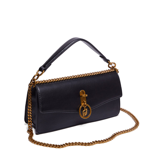 Liu Jo - Borsa a mano Ecosostenibile con charm Black - AF3038E0031 - BLACK