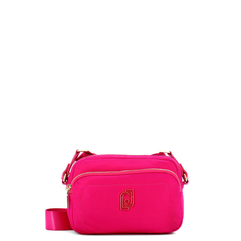 Liu Jo Liu jo - borsa a tracolla ecosostenibile in nylon dark fuxia -  | Italystation.com - Shop Now at italystation.com