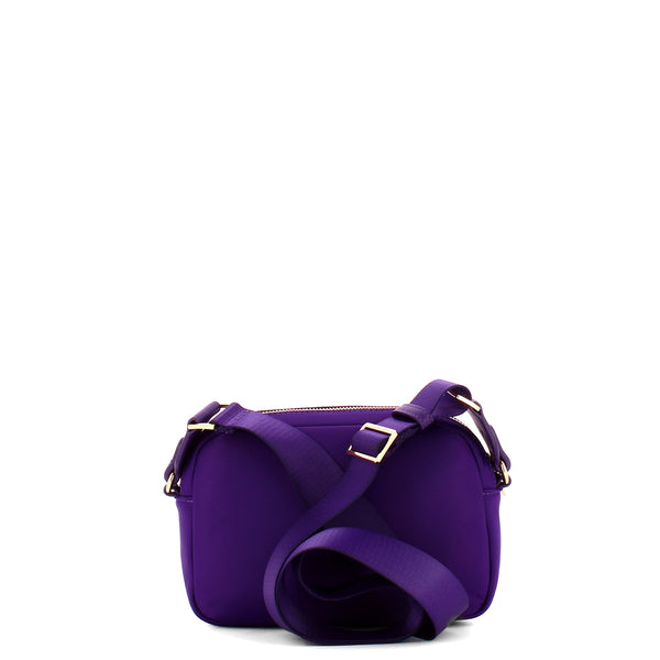 Liu jo - borsa a tracolla ecosostenibile in nylon ultra violet - af3109t4559 - ultra/violet | Italystation.com