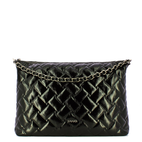 Liu Jo Liu jo - borsa a spalla ecosostenibile black - af3114e0004 - bl | Italystation.com - Shop Now at italystation.com