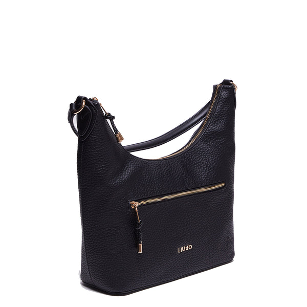 Liu Jo - Borsa a spalla Ecosostenibile Black - AF3160E0161 - BLACK