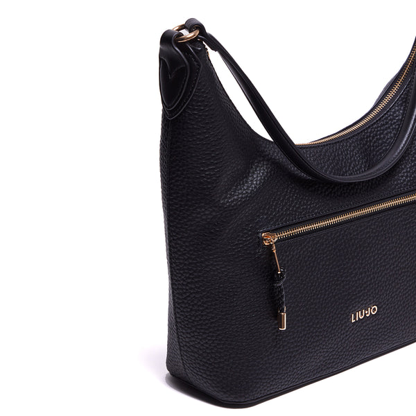 Liu Jo - Borsa a spalla Ecosostenibile Black - AF3160E0161 - BLACK