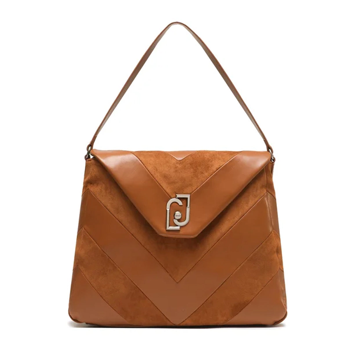 Liu Jo - Shoulder Bag Patchwork Bronze Caramel - AF3212E0057 - BRONZE/CARAMEL