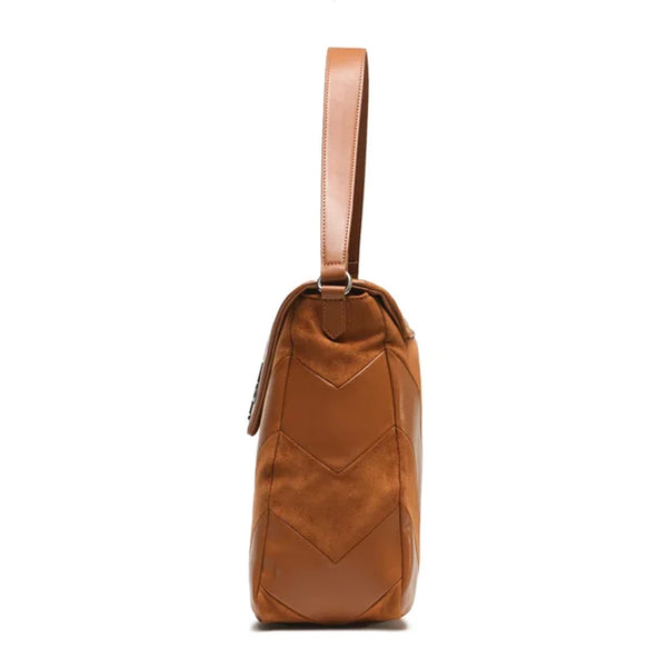 Liu Jo - Shoulder Bag Patchwork Bronze Caramel - AF3212E0057 - BRONZE/CARAMEL