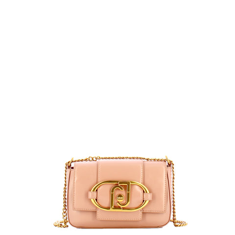 Liu Jo Liu jo - borsa a tracolla ecosostenibile con logo soft peach -  | Italystation.com - Shop Now at italystation.com
