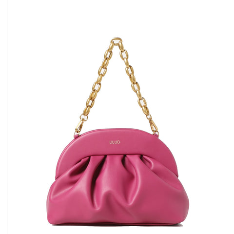 Liu Jo Liu jo - pochette con manico in catena ciclamino - af3409e0064  | Italystation.com - Shop Now at italystation.com