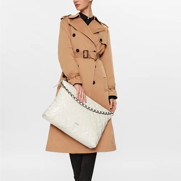 Liu Jo - Eco-friendly Shoulder Bag Bone - AF3114E0004 - BONE
