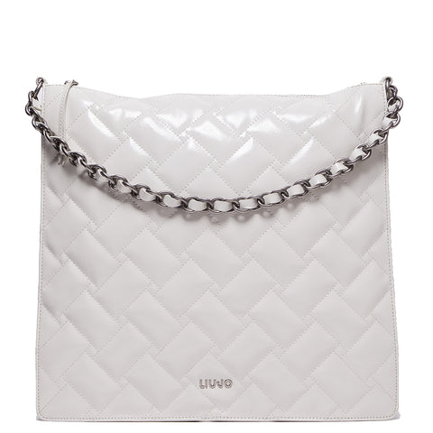Liu Jo Liu jo - hobo bag ecosostenibile bone - af3115e0004 - bone | Italystation.com - Shop Now at italystation.com