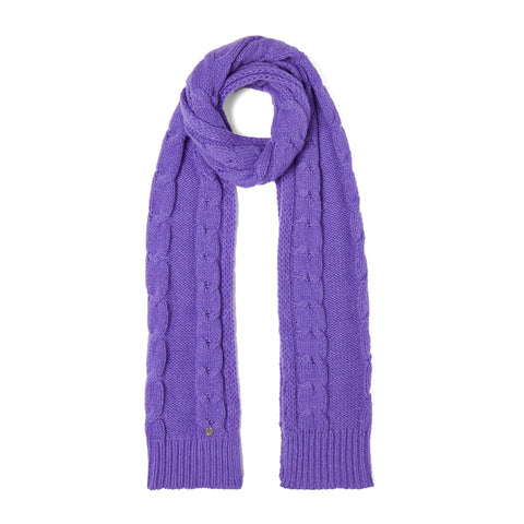 Liu Jo Liu jo - sciarpa a trecce ultra violet - 2f3004m0300 - ultra/vi | Italystation.com - Shop Now at italystation.com