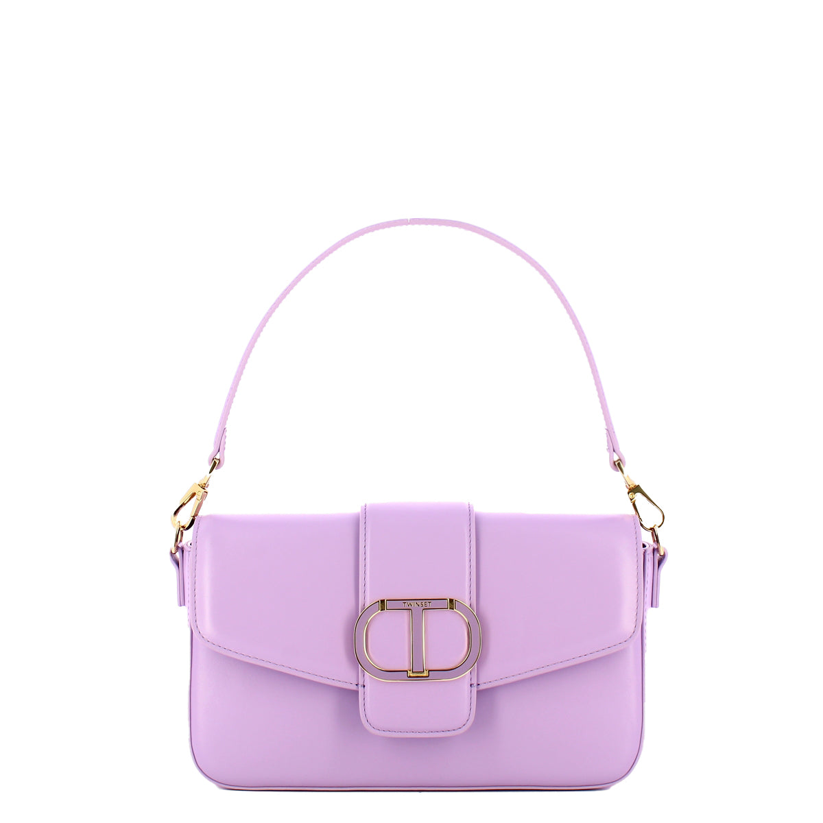 Twin Set Twin set - borsa a mano amie in pelle lavendula - 232tb7440 - | Italystation.com - Shop Now at italystation.com