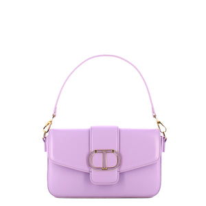 Twin Set Twin set - borsa a mano amie in pelle lavendula - 232tb7440 - | Italystation.com - Shop Now at italystation.com