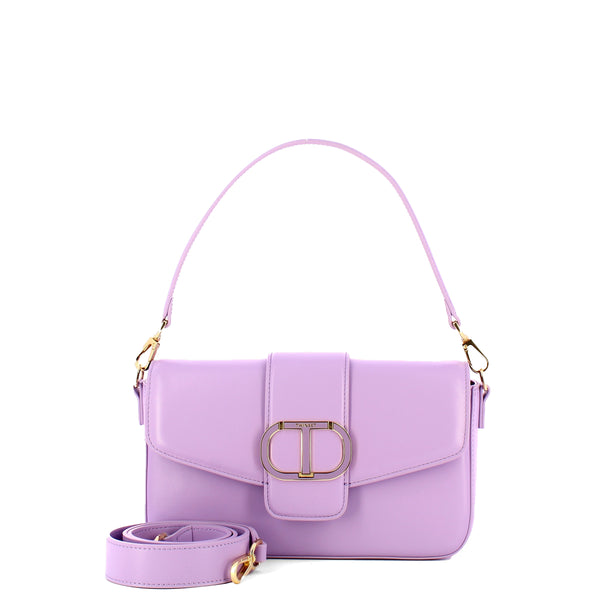 Twin Set Twin set - borsa a mano amie in pelle lavendula - 232tb7440 - | Italystation.com - Shop Now at italystation.com