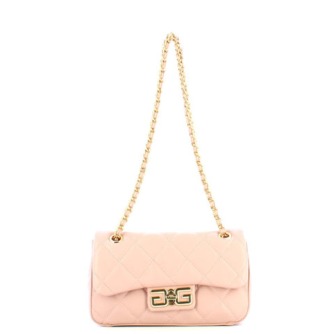 Gaëlle Ga��lle - mini borsa a spalla matelass�� rosa - gbadm5081 - ros | Italystation.com - Shop Now at italystation.com